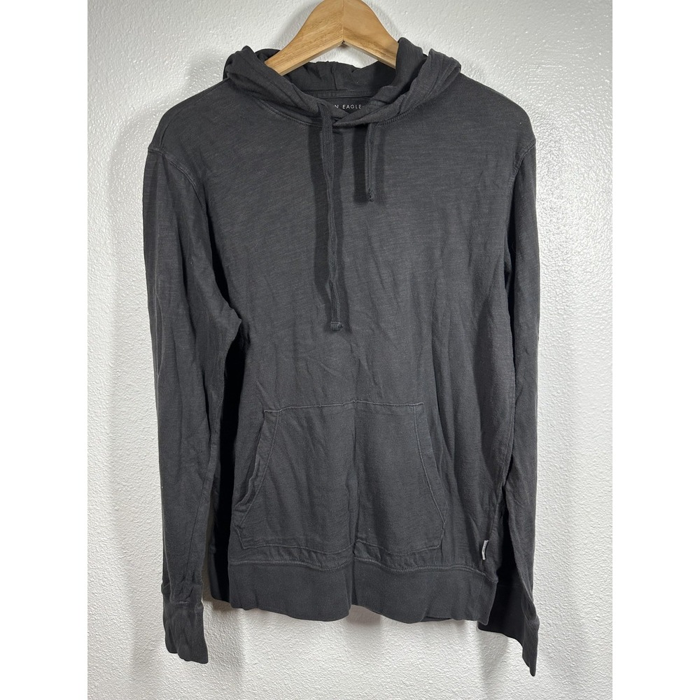 American Eagle Hoodie Mens Small Super‎ Soft Standard Fit Pullover Sweatshirt